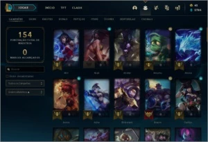 Conta de lol, gold 4, 84 champs, 15 skins - League of Legends