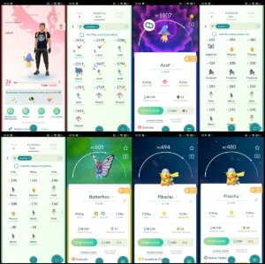 LVL 26 | 10 Lendários | 17 Pokémon com Vestes | 1 ShinyT893
