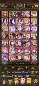 CONTA SEVEN DEADLY SINS: GRAND CROSS 7DS GLOBAL - Outros