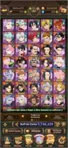 CONTA SEVEN DEADLY SINS: GRAND CROSS 7DS GLOBAL - Outros