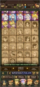 CONTA SEVEN DEADLY SINS: GRAND CROSS 7DS GLOBAL - Outros