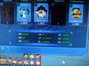 Conta Chaos X Mid/End Game Nadmo Servidor Omegamon - Digimon Masters Online