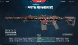 Conta varias skins raras valorant