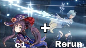 Rerun Eula + Mona c1 genshin impact