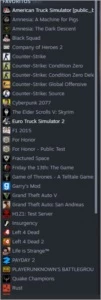 Conta Steam com Cyberpunk + 40 games