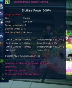 conta maginifica Digimon Online TOP - Digimon Masters Online DMO
