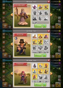 CV14 FULL 15 SKINS DADOS CRIAÇÃO TROCA NICK GRÁTIS - Clash of Clans