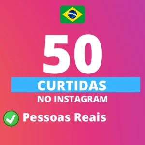 50 Curtidas Brasileiras Instagram - Redes Sociais