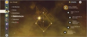 Conta AR 45 Xiao, Zhongli C1, Mona C1, Keqing Genshin Impact