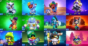 Conta Brawl Stars de 2018 91/91 Brawlers 121 skins e 19 Hipe