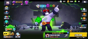 Conta Brawl Stars de 2018 91/91 Brawlers 121 skins e 19 Hipe