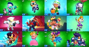 Conta Brawl Stars de 2018 91/91 Brawlers 121 skins e 19 Hipe