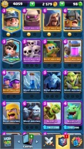 Conta clash royale lvl 13 maximo varias estrelares