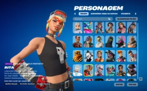 Conta Fortnite 130 skins