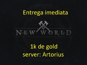 GOLD New World - Servidor Artorius 0,70 = 1k