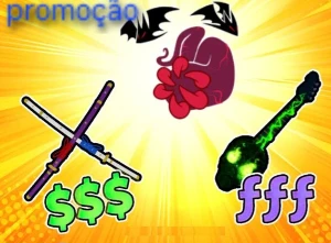 Promoção Sanguine Arte+Shark Achol+99%De Mitica - Roblox