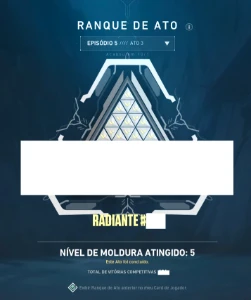 Conta Valorant Main MMR IMT/Rad