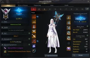 PALADINO 1490 + 4 Alts 1452/1460 - Blackfang - Lost Ark