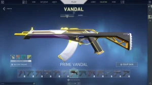 Conta Beta Valorant com skins! Skin Vandal Sublime