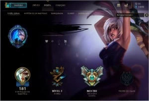 Conta master 40 Skins - League of Legends LOL