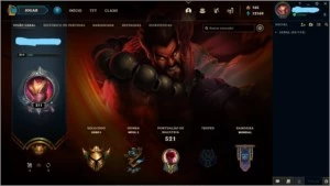 Vendo conta LOL- ELO- GOLD 1 / 147 SKINS + + + - League of Legends