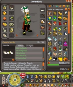 Conta roublard nivel 200 equipado com outros chares na acc - Dofus