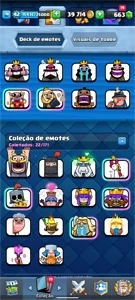 Conta nível 42 com cartas Full - Clash Royale