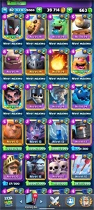 Conta nível 42 com cartas Full - Clash Royale