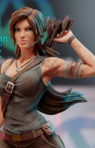 Lara Croft 3D STL - Outros