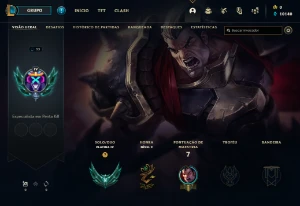 Conta Platina 4 | 66% Win - Lol (League Of Legends) Elomoon