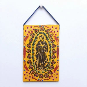 Quadro Mexicano N. S. de Guadalupe m - Artesanato e Personalizados