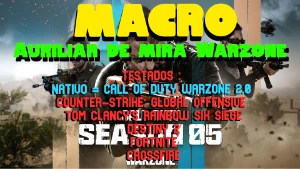 Warzone Macro Auxiliar De Mira Funcional  100% Seguro - Call of Duty COD