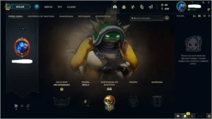 Conta com rammus rei , ex diamante , dropou inatividade. - League of Legends LOL