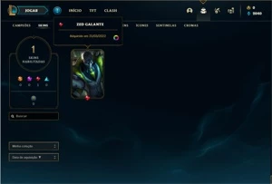 Conta ouro 3 com 25 Champs e 1 Skin - League of Legends LOL