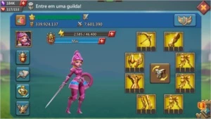 Conta 346M +t4 +231k Gemas "Trap" - Lords Mobile
