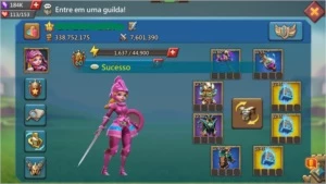 Conta 346M +t4 +231k Gemas "Trap" - Lords Mobile