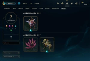 Conta league of legends/valorant