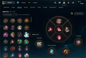 Conta league of legends/valorant LOL