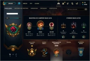 Conta ouro 2 com 120 champs e 76 skins ( 5 Vitoriosas ) - League of Legends LOL