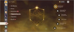 Conta Genshin Impact Venti + Mona + Qiqi