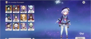 Conta Genshin Impact Venti + Mona + Qiqi