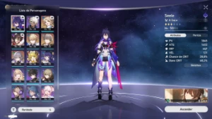 Conta Honkai: Star Hail - 4 Personagens 5* - Outros