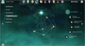Venti com 1 Constelação +Keqing AR23 - Genshin Impact
