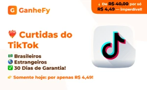 🔥Curtidas Reais no TikTok — Brasileiros ou Estrangeiros🔥 - Redes Sociais