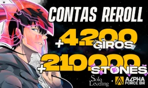 ✨Solo Leveling: Arise — Contas Rerroll com NÚCLEOS MÁGICOS✨
