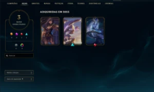 Conta paltina 2 upp a mão - League of Legends LOL