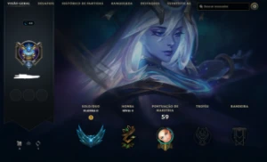 Conta paltina 2 upp a mão - League of Legends LOL