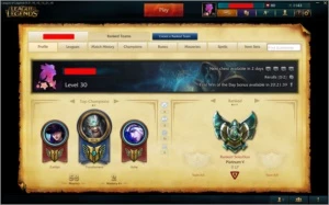 Conta Platina V - League of Legends LOL