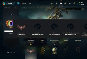 Conta bronze 2 com 23 Champs e 3 Skins - League of Legends LOL
