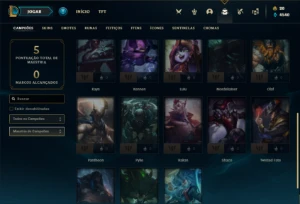 Conta bronze 2 com 23 Champs e 3 Skins - League of Legends LOL
